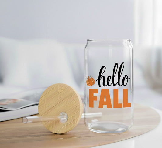 16 oz Hello Fall Cup