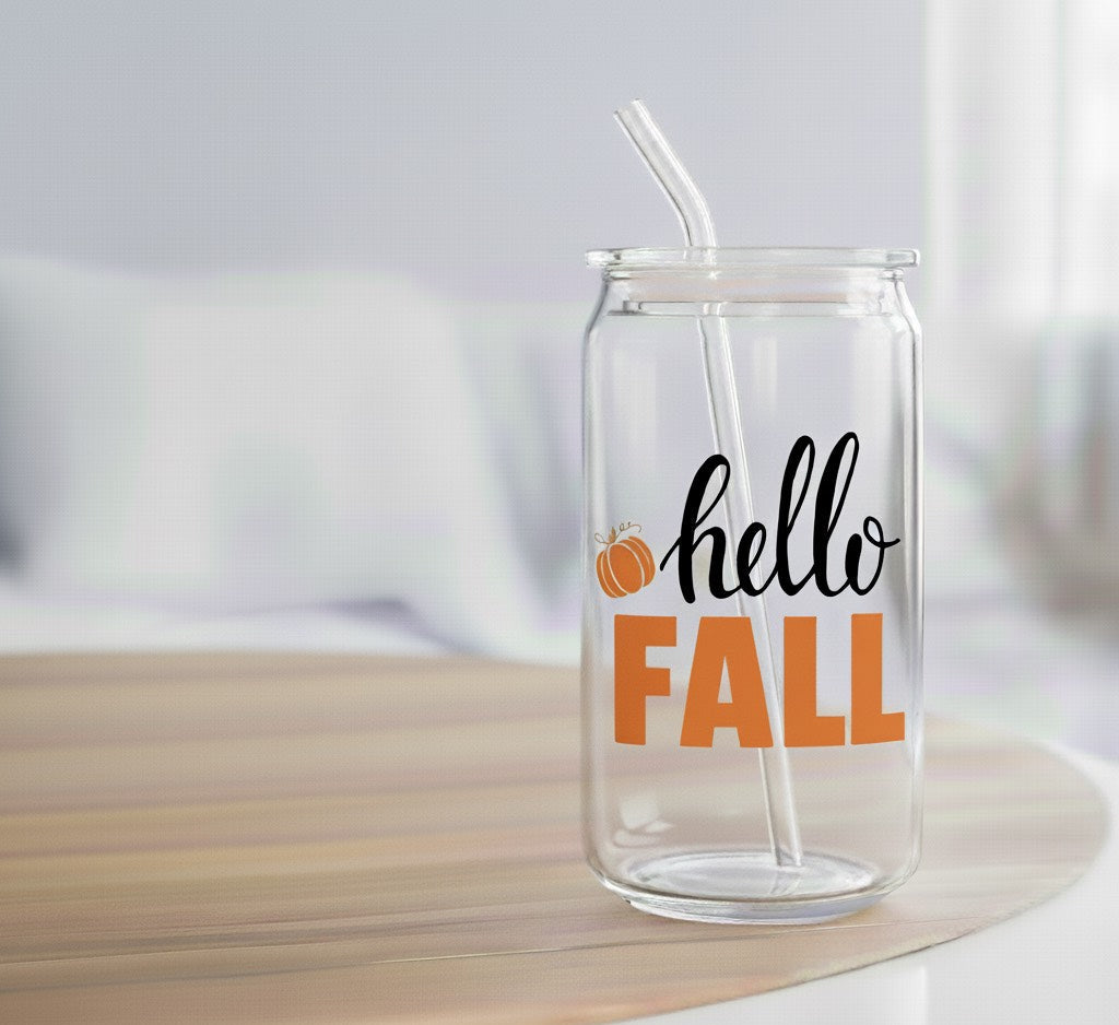 16 oz Hello Fall Cup